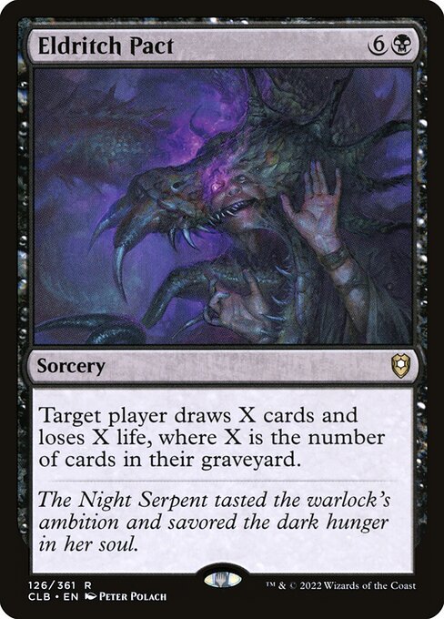 Eldritch Pact CLB-126 Rare Excellent Englisch Foil