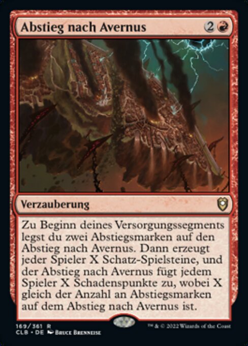 Abstieg nach Avernus CLB-169 Rare Near Mint Deutsch