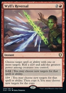 Wyll's Reversal CLB-209 Rare Near Mint Englisch