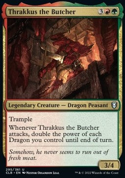 Thrakkus the Butcher CLB-295 Uncommon Near Mint Englisch Foil