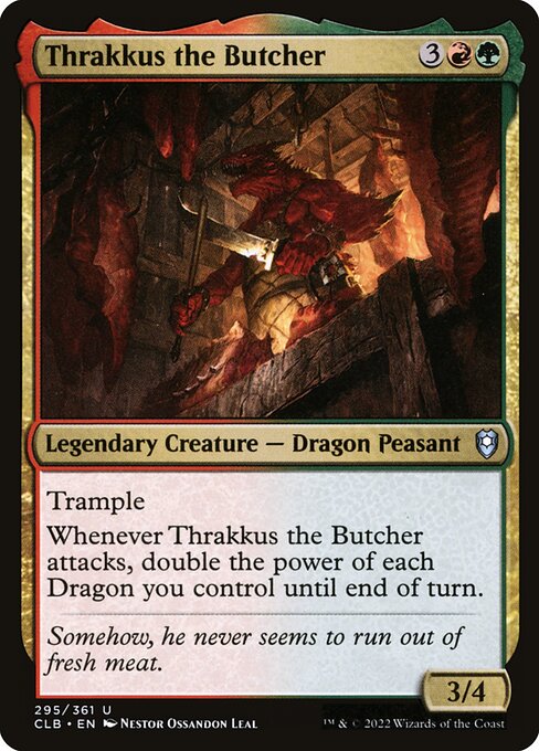 Thrakkus the Butcher CLB-295 Uncommon Near Mint Englisch Foil