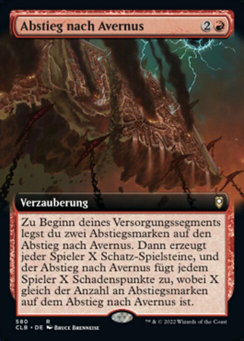 Abstieg nach Avernus XCLB-580 Rare Near Mint Deutsch