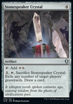 Steinflüster-Kristall CLB-338 Uncommon Excellent Englisch Foil