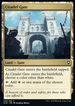 Zitadelltor CLB-349 Common Near Mint Englisch Foil