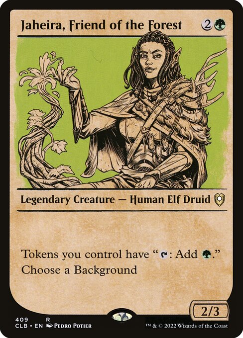 Jaheira, Friend of the Forest XCLB-409 Rare Near Mint Englisch