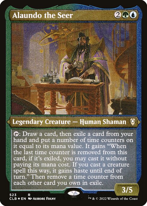 Alaundo der Seher (V.1) XCLB-523 Rare Near Mint Deutsch Foil