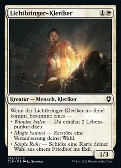 Lichtbringer-Kleriker CLB-15 Common Near Mint Deutsch
