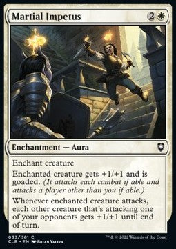 Kriegerischer Impuls CLB-33 Common Excellent Englisch Foil