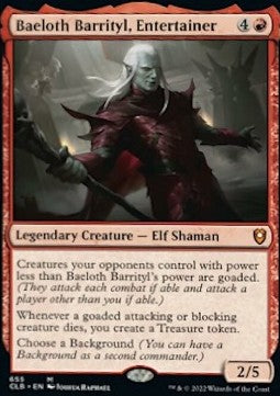 Baeloth Barrityl, Unterhaltungskünstler (V.1) XCLB-655 Mythic Near Mint Englisch Foil
