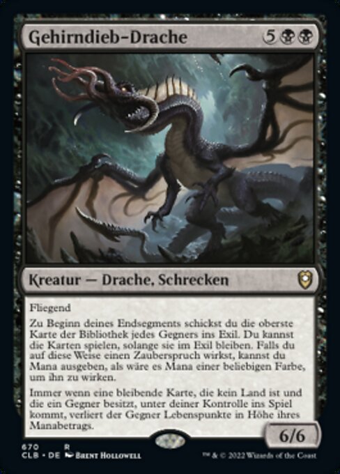 Gehirndieb-Drache (V.1) XCLB-670 Rare Near Mint Deutsch
