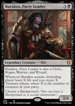 Burakos, Anführerin der Gruppe (V.1) XCLB-653 Mythic Excellent Deutsch Foil