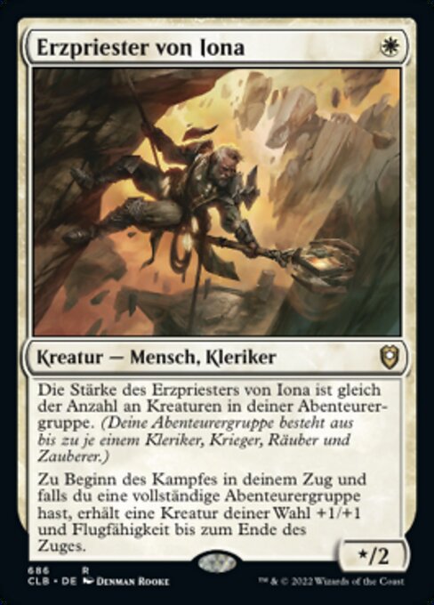 Erzpriester von Iona XCLB-686 Rare Near Mint Deutsch