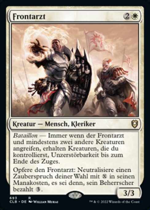 Frontarzt XCLB-693 Rare Near Mint Deutsch