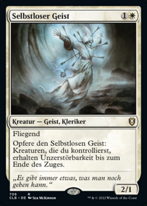 Selbstloser Geist XCLB-706 Rare Near Mint Deutsch