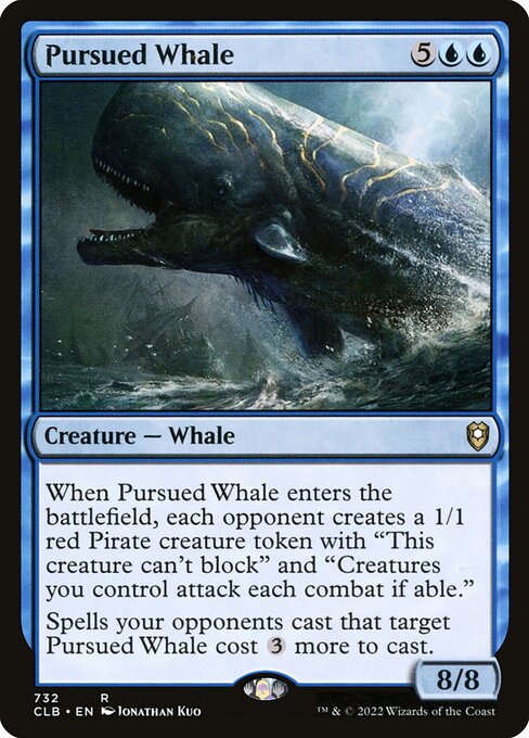 Pursued Whale XCLB-732 Rare Near Mint Englisch