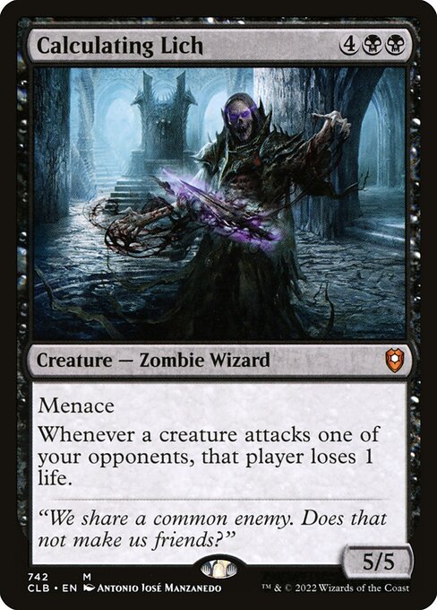 Calculating Lich XCLB-742 Mythic Near Mint Englisch