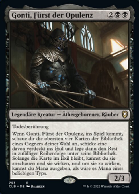 Gonti, Fürst der Opulenz XCLB-753 Rare Near Mint Deutsch