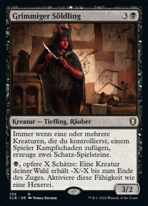Grim Hireling XCLB-755 Rare Near Mint Deutsch