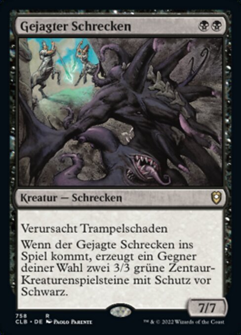 Gejagter Schrecken XCLB-758 Rare Near Mint Deutsch