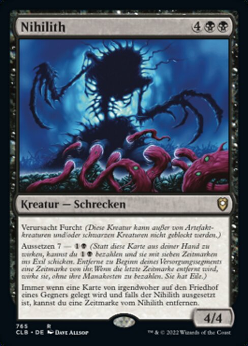 Nihilith XCLB-765 Rare Near Mint Deutsch