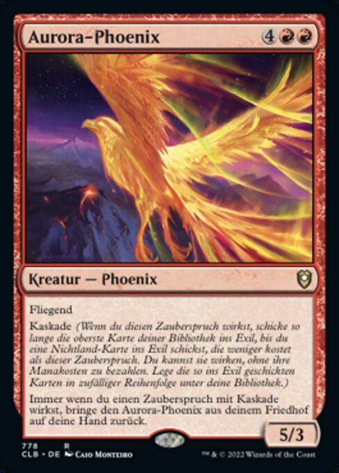 Aurora-Phoenix XCLB-778 Rare Excellent Deutsch