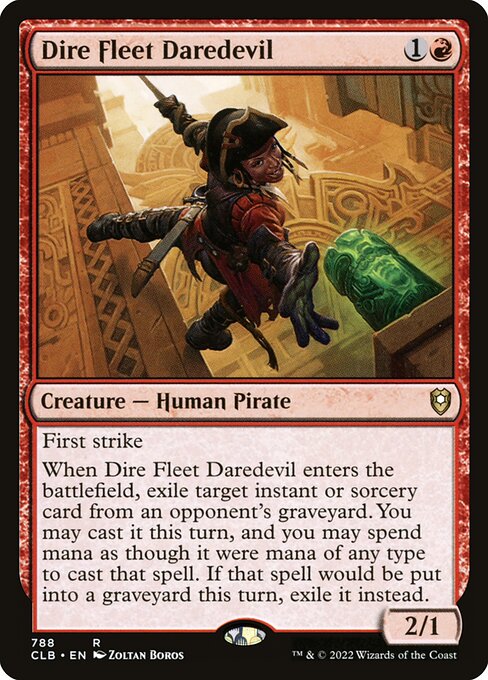 Dire Fleet Daredevil XCLB-788 Rare Near Mint Englisch