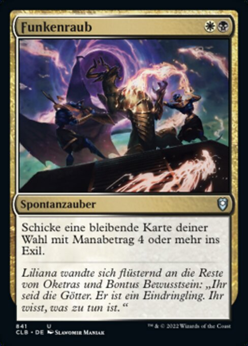 Funkenraub XCLB-841 Uncommon Excellent Deutsch