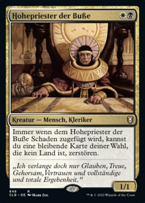 Hohepriester der Buße XCLB-848 Rare Near Mint Deutsch