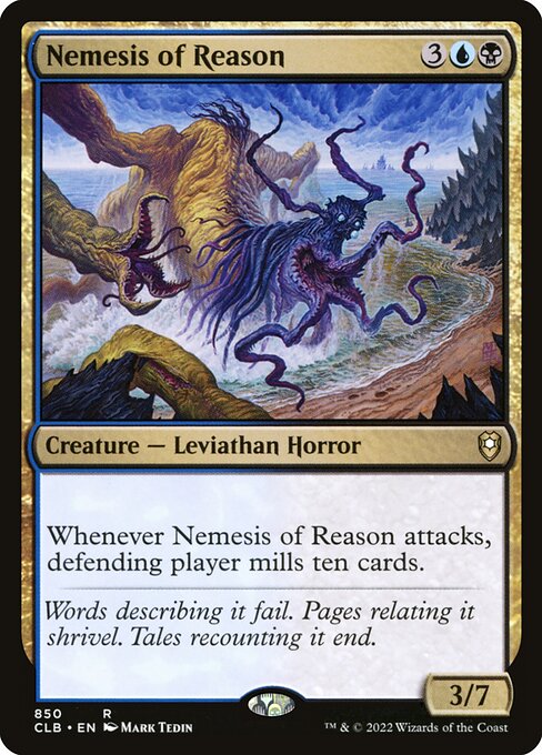 Nemesis of Reason XCLB-850 Rare Near Mint Englisch