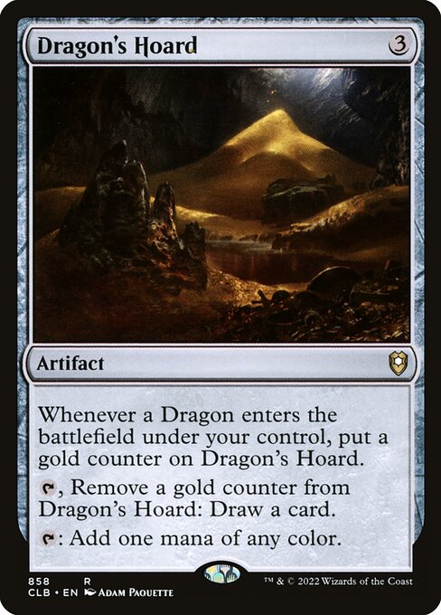 Dragon's Hoard XCLB-858 Rare Near Mint Englisch