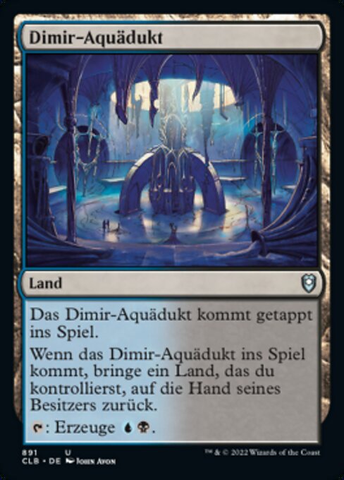 Dimir-Aquädukt XCLB-891 Uncommon Near Mint Deutsch