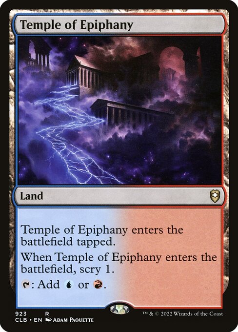 Temple of Epiphany XCLB-923 Rare Near Mint Englisch