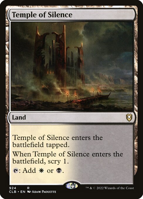 Temple of Silence XCLB-924 Rare Near Mint Englisch