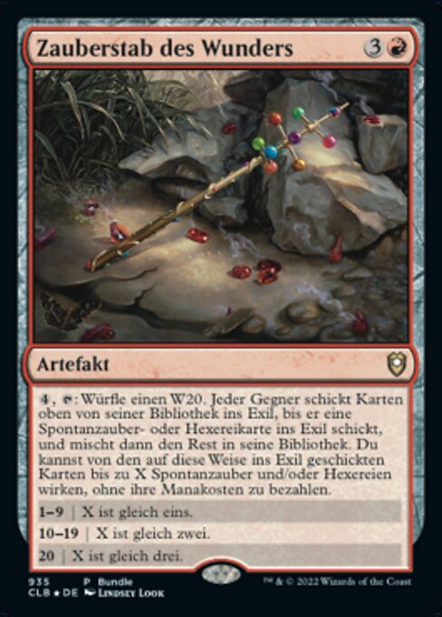 Zauberstab des Wunders PROM-935 Rare Near Mint Deutsch Foil