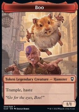 Boo Token (R 1/1) // Treasure Token XCLB-T 9/17 Token Near Mint Deutsch Foil