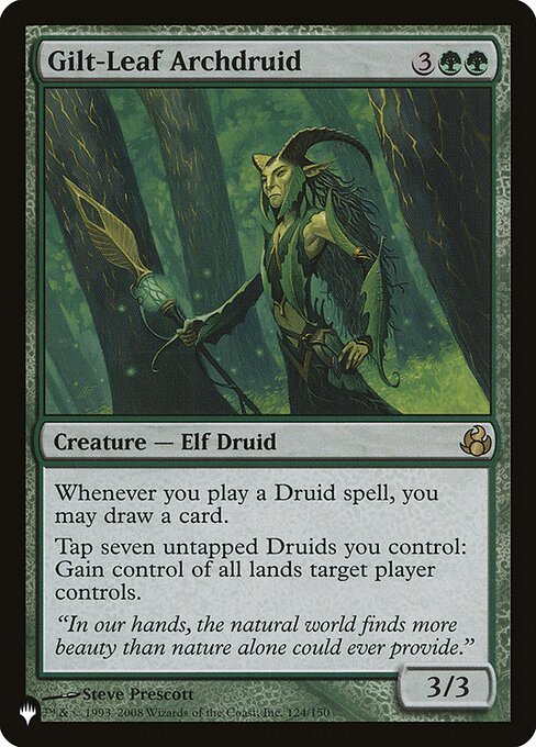 Gilt-Leaf Archdruid ZNL-124 Rare Near Mint Englisch
