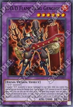 D/D/D-Flammenkönig Dschingis OP19-009 Super Rare Excellent Deutsch