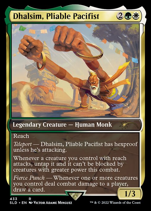 Dhalsim, Pliable Pacifist SLDFS-433 Rare Excellent Englisch Foil