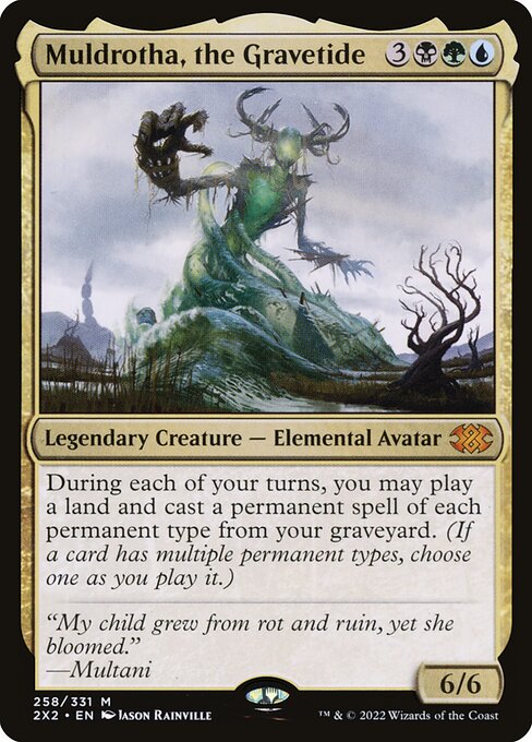 Muldrotha, the Gravetide 2X2-258 Mythic Excellent Englisch