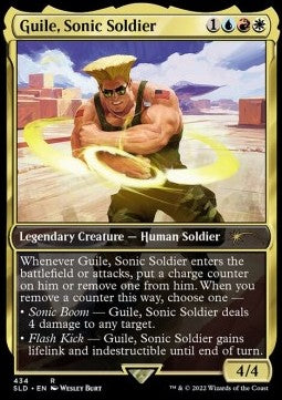 Guile, Sonic Soldier SLDFS-434 Rare Excellent Englisch Foil