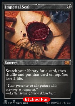 Kaiserliches Siegel (V.2) X2X2-439 Mythic Excellent Englisch Foil