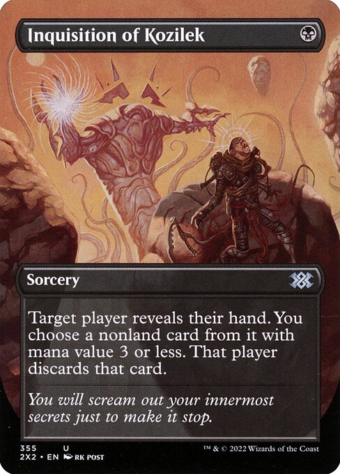 Inquisition of Kozilek X2X2-355 Uncommon Near Mint Englisch Foil