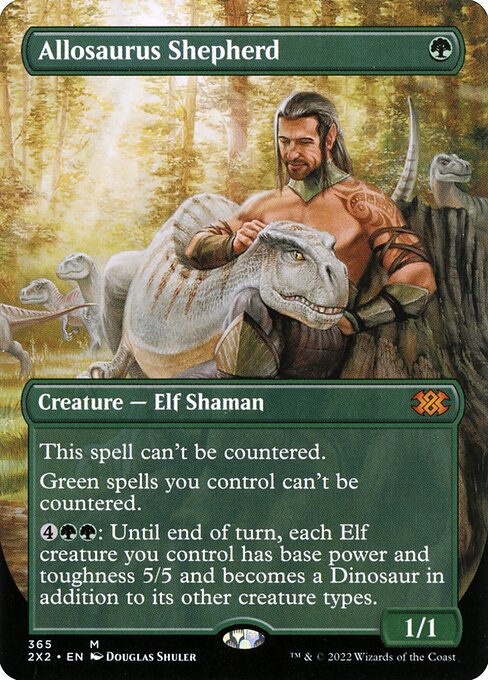 Allosaurus Shepherd X2X2-365 Mythic Near Mint Englisch Foil