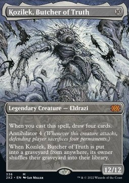 Kozilek, Schlächter der Wahrheit (V.1) X2X2-336 Mythic Excellent Englisch Foil