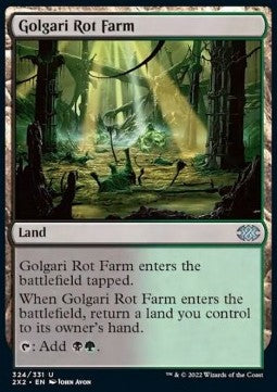 Golgari-Verrottungsfarm 2X2-324 Uncommon Excellent Englisch Foil