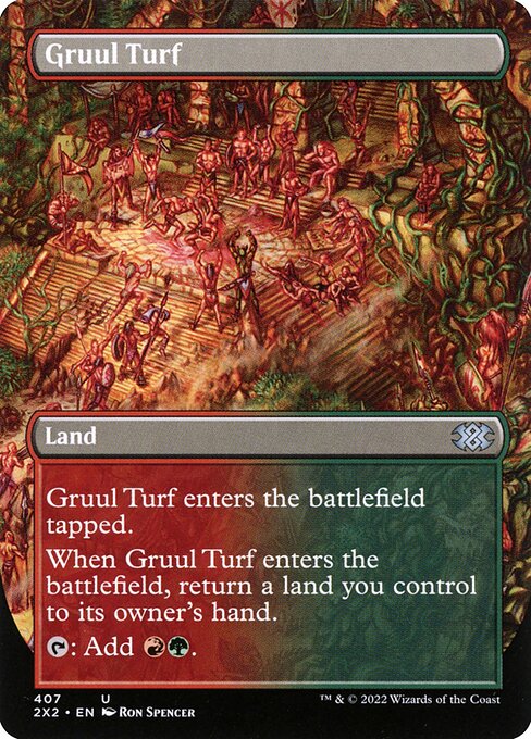 Gruul Turf X2X2-407 Uncommon Excellent Englisch Foil