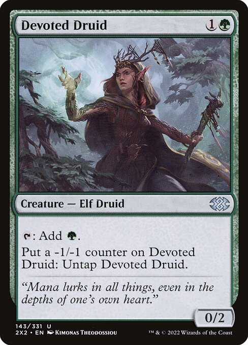 Aufopferungsvoller Druide 2X2-143 Uncommon Excellent Englisch