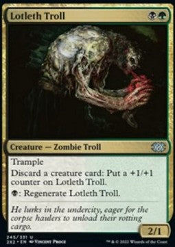 Lotleth-Troll 2X2-245 Uncommon Excellent Englisch Foil