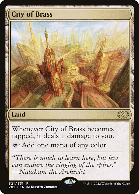 City of Brass 2X2-321 Rare Excellent Englisch