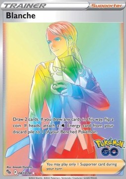 Blanche PGO-082 Secret Rare Excellent Deutsch